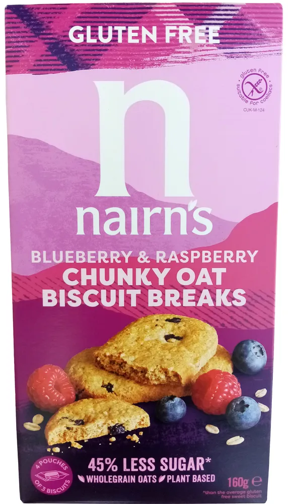 Blueberry & Raspberry Chunky Oat Biscuit Breaks