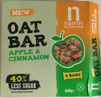 Oat bar apple and cinnamon