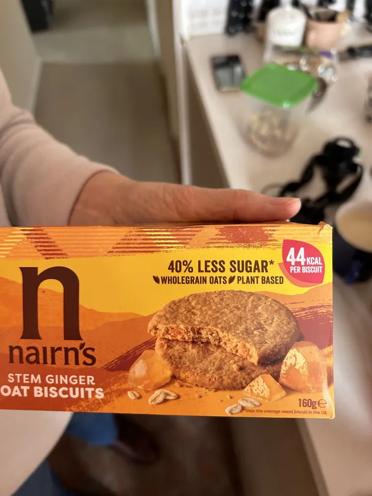 Stem Ginger Oat Biscuits