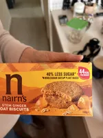 Stem Ginger Oat Biscuits