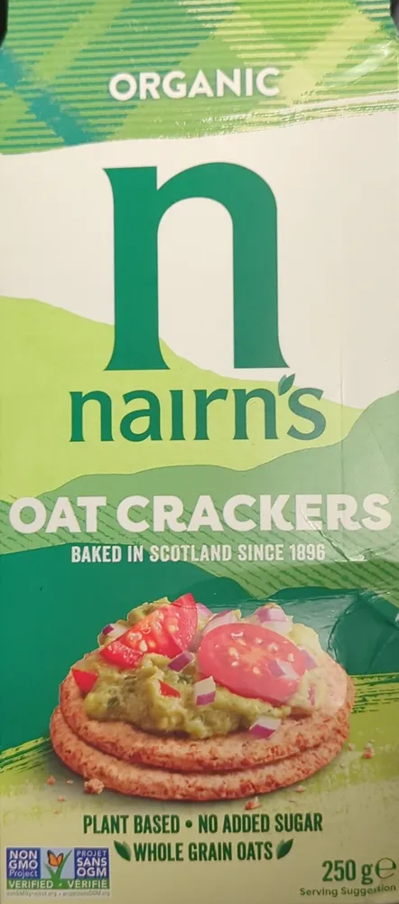 Organic Oat Crackers