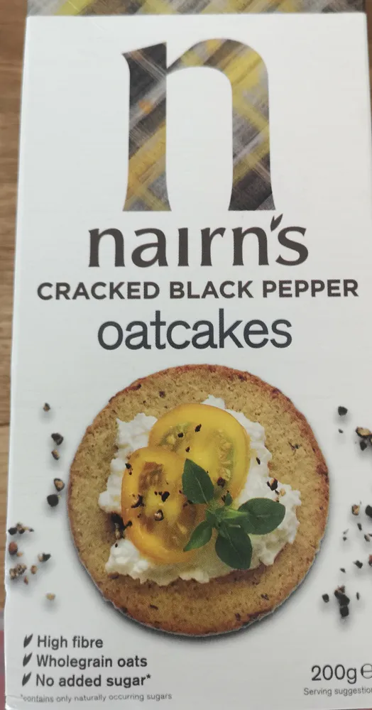 Nairn's Cracked Black Pepper Oatcakes