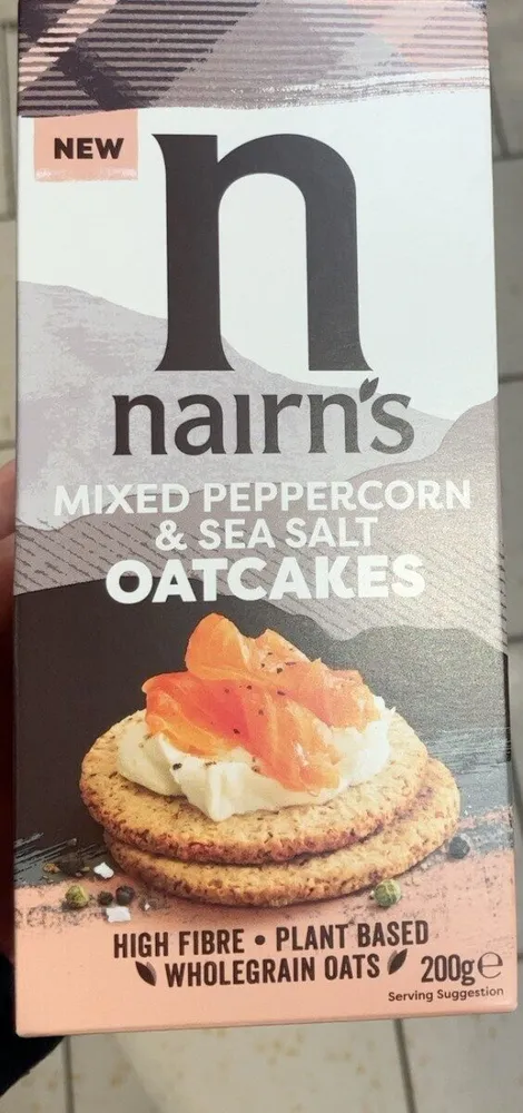 Mixed Peppercorn & Sea Salt Oatcakes