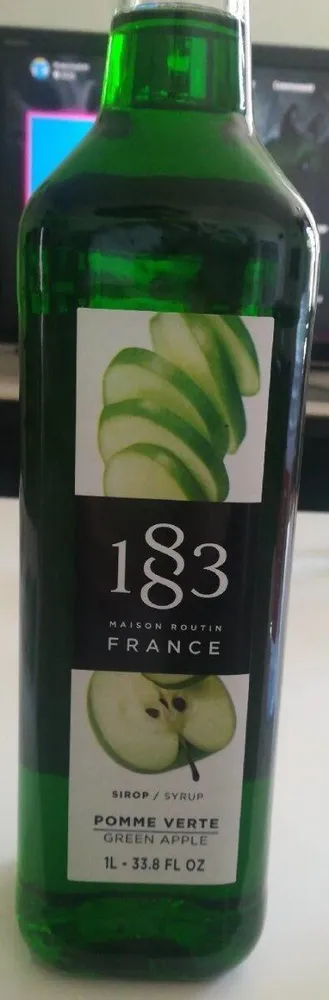 Sirop pomme verte