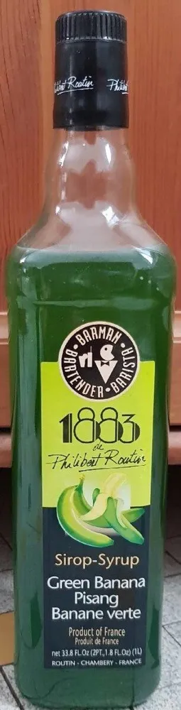 Sirop de banane verte