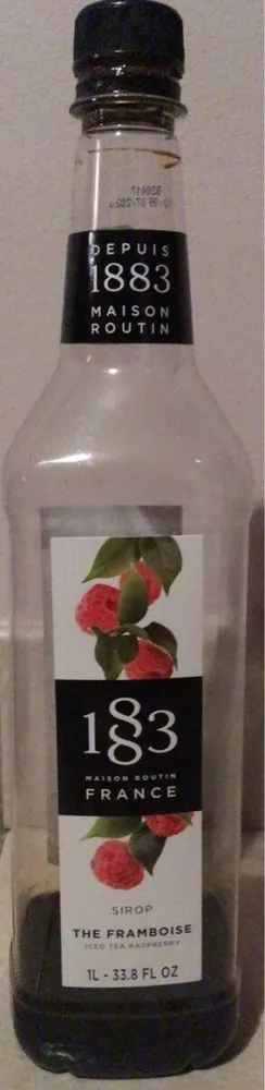 Sirop Thé Framboise