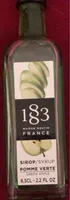 sirop pomme verte