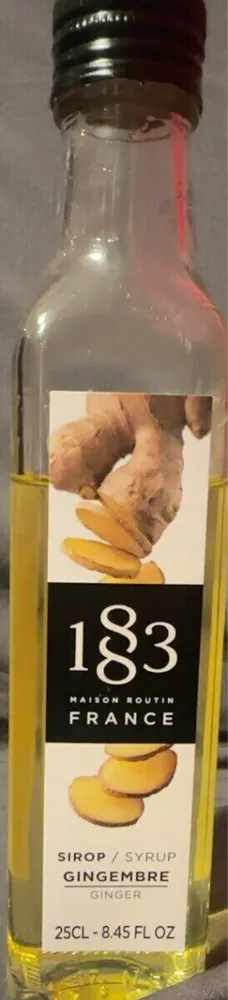 Sirop gingembre