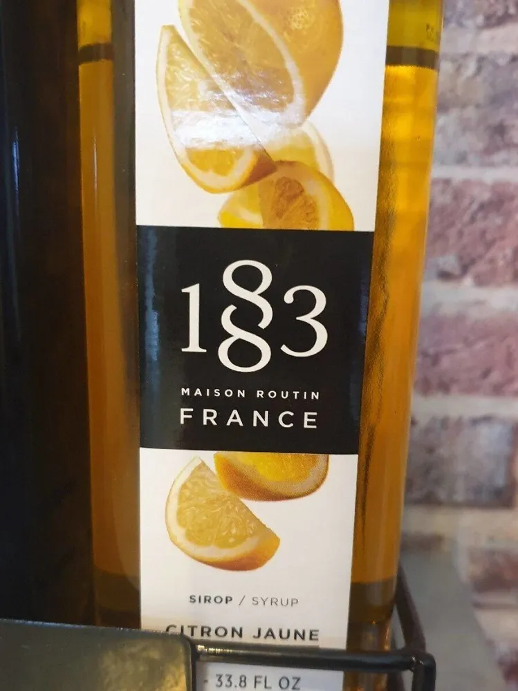 Sirop pêche blanche