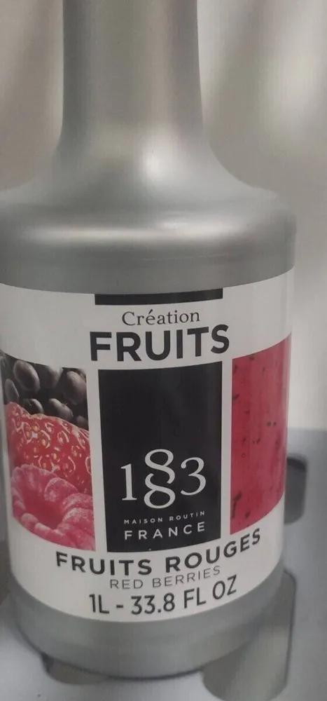 Préparation fruits rouges