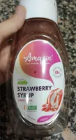 Sirope de fresa con edulcorante