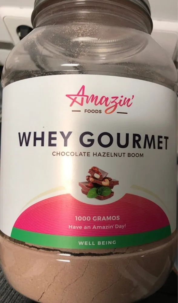 Whey gourmet chocolate hazelnut boom