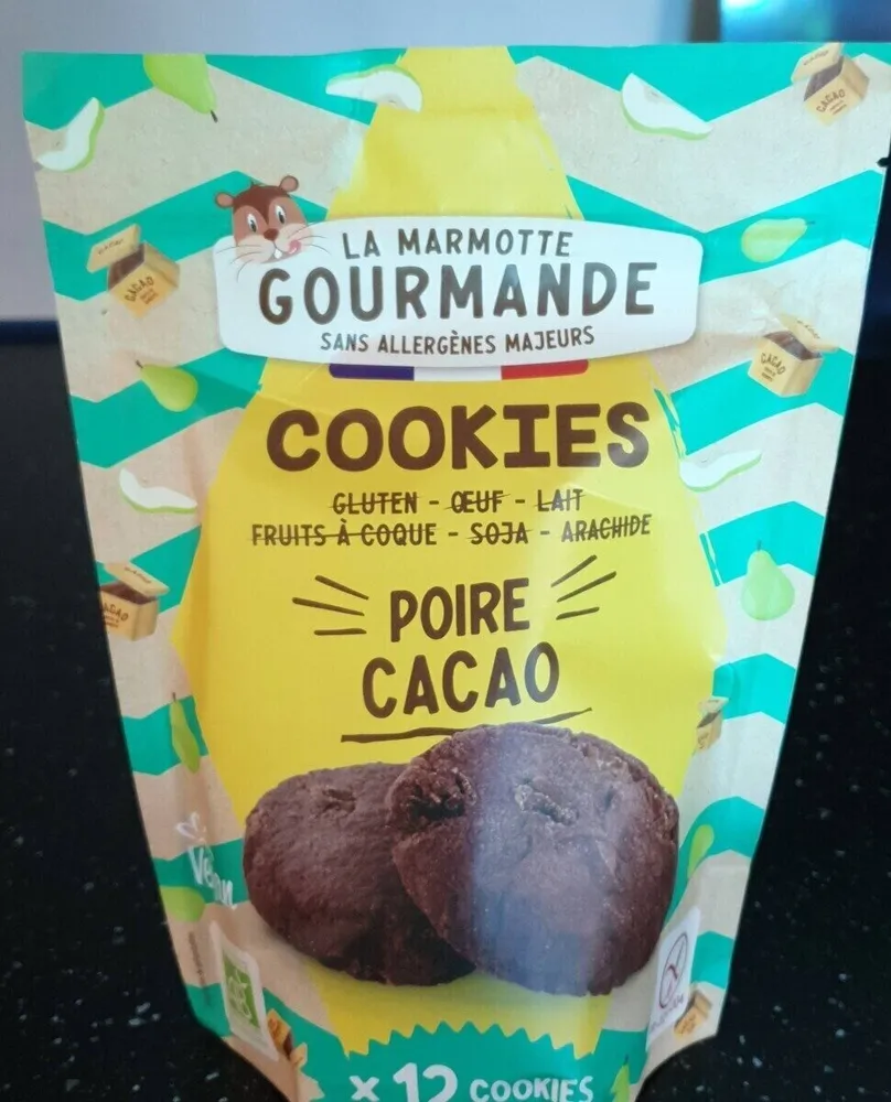 Cookies poire cacao