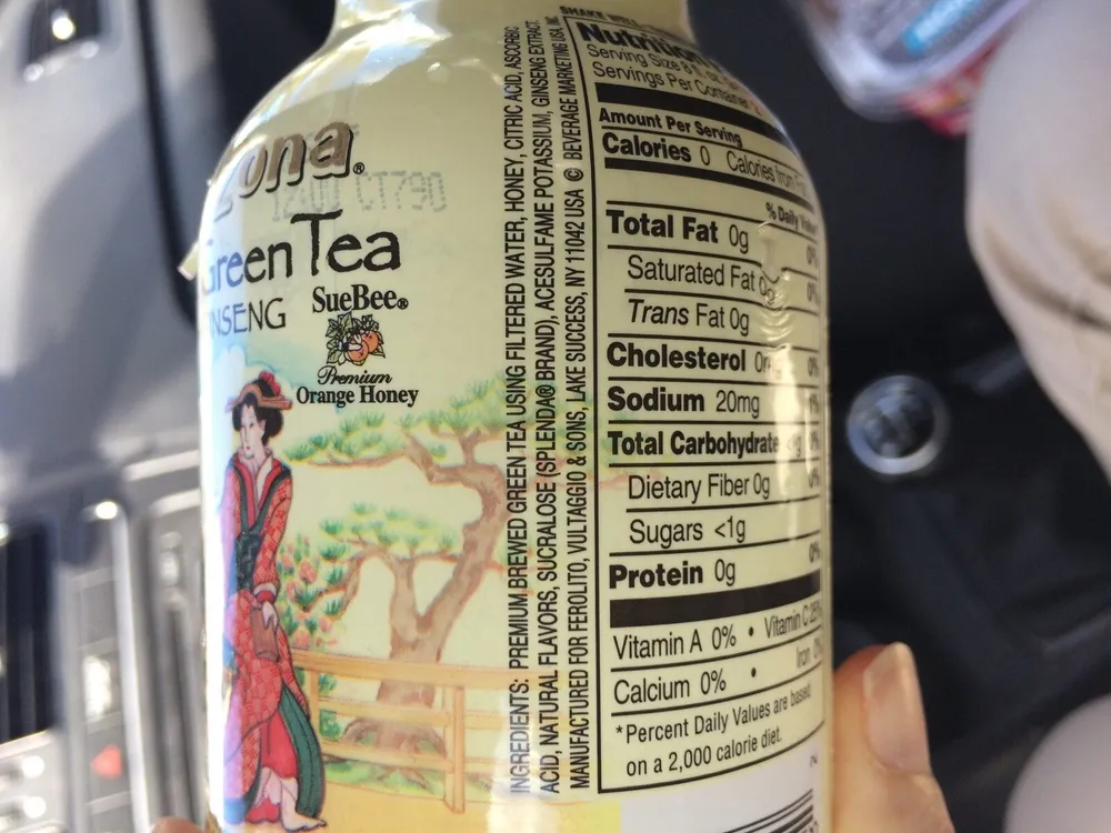 Arizona Green Tea - Diet With Ginseng
