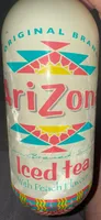 Arizona ice tea with peach flavour