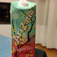 Peach Green Tea with honey & peache juice
