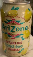 Arizona sparkling iced tea lemon