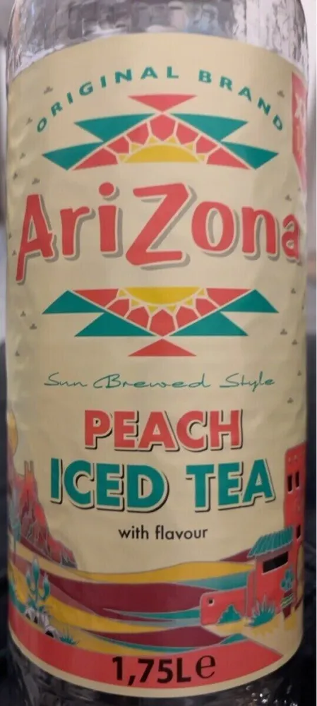 Arizona peach iced tea
