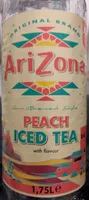 Arizona peach iced tea
