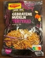 Gebratene Nudeln Teriyaki