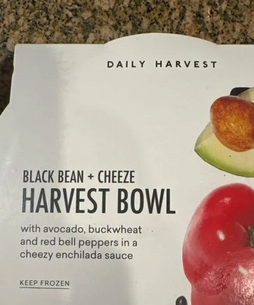 Black bean + cheeze Harvest Bowl