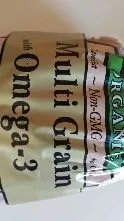 Multi grain with omega-3 organic bread loaves, multi grain