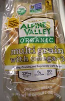 Organic multi grain with omega-3 bread