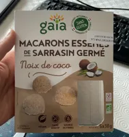 Macarons essenes de sarrasin germé noix de coco