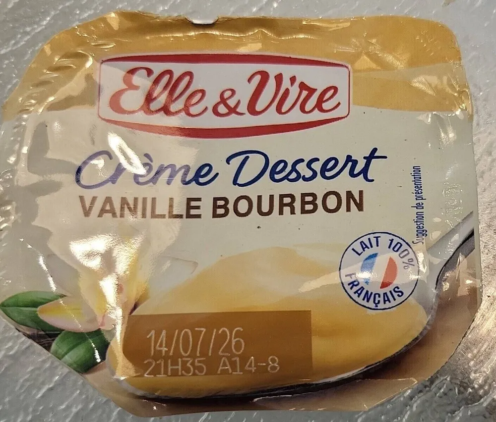 Creme dessert vanille bourbon