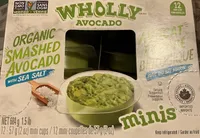 Organic Smashed Avocado with Sea Salt