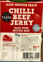 Chili beef jerky
