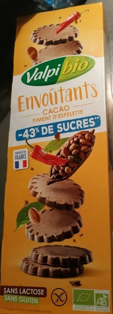 Valpi bio Envoûtants cacao piment d espelette