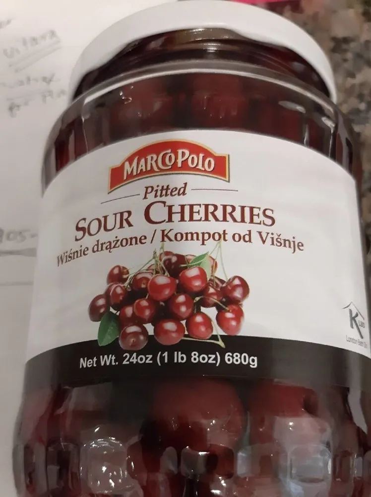 pitted sour cherries