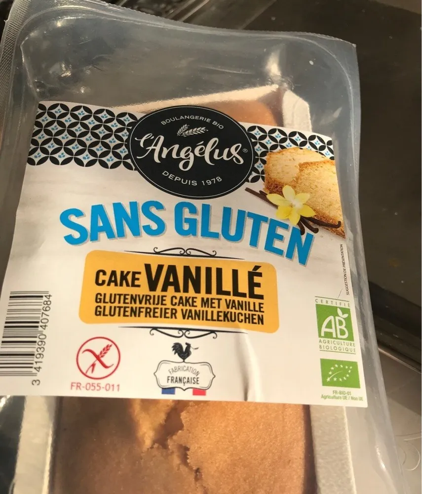 Cake vanille sans gluten