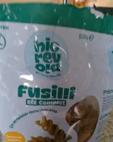 Fusilli de riz complet bio