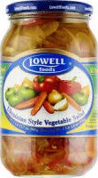 All natural ukrainian style vegetable salad
