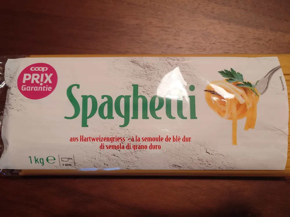Spaghetti à la semoule de blé dur