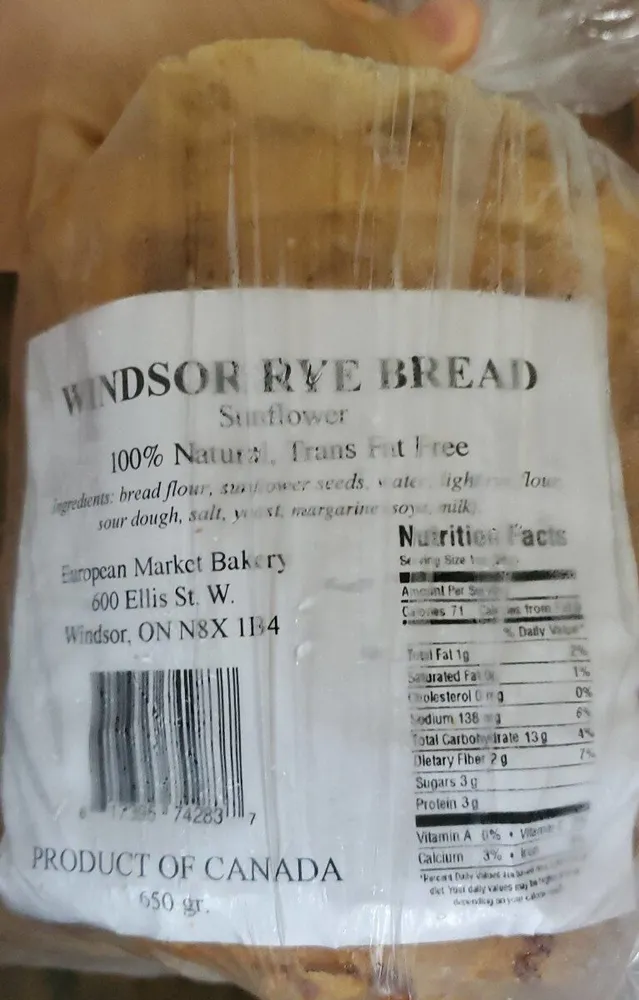 Windsor Rye Bread