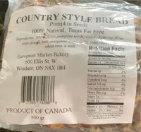 Country style bread