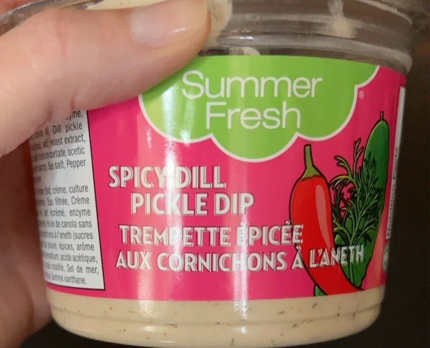 Spicy dill pickle dip