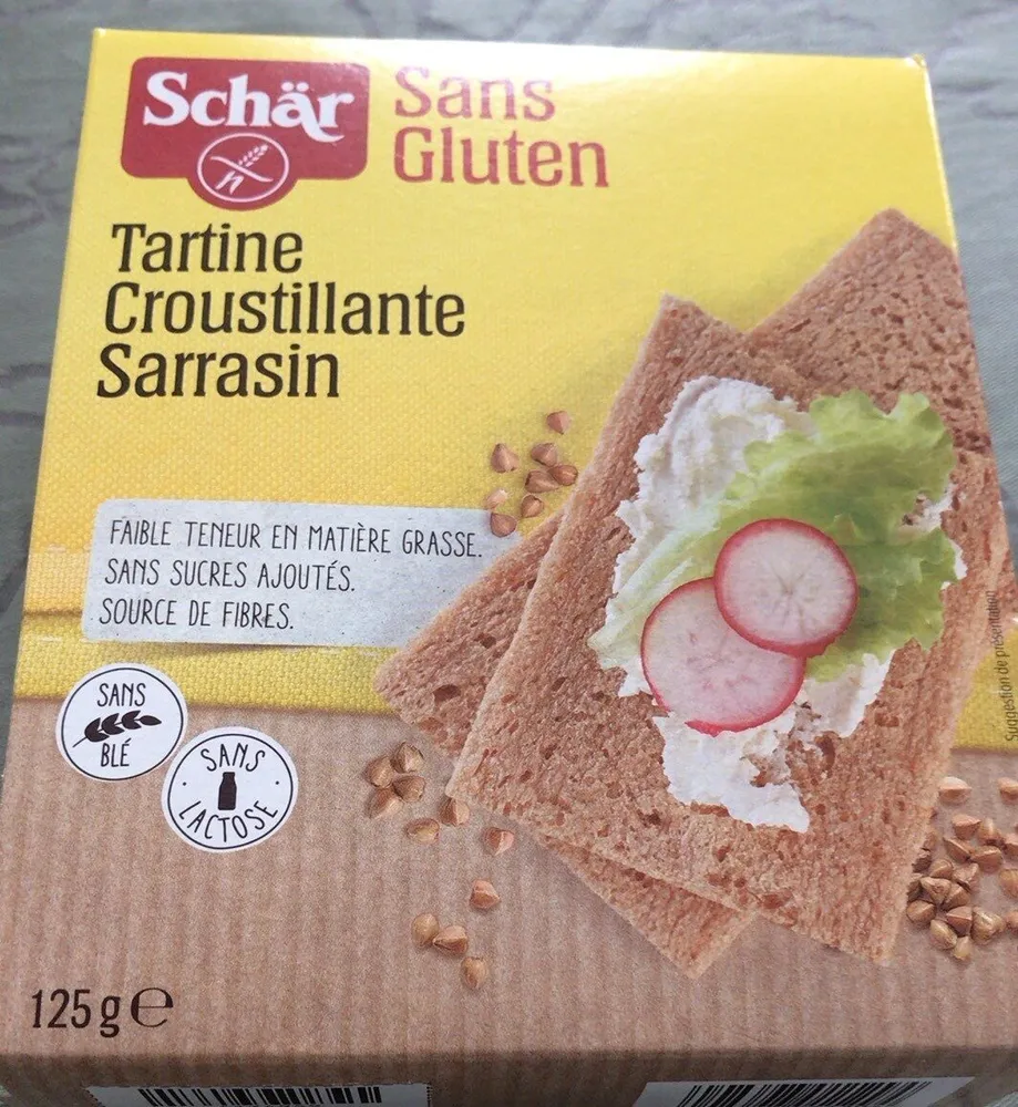 Tartine croustillante sarrasin