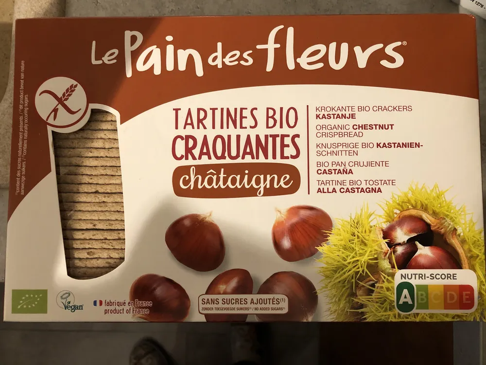 Tartines craquantes à la châtaigne