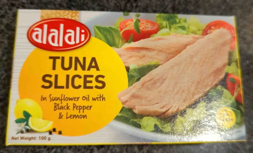 Tuna Slices in Sunflower Oil with Black Pepper & Lemon