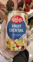 Alalali fruit cocktail in heavy syrup