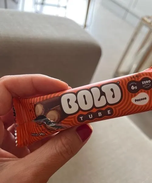 Bold tube paçoca