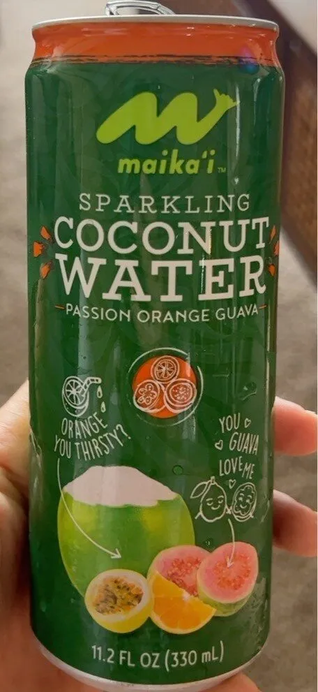 Sparkeling Coconut Water passion orange guava