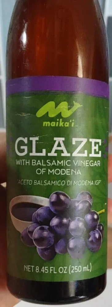 GLAZE with BALSAMIC VINEGAR OF MODENA