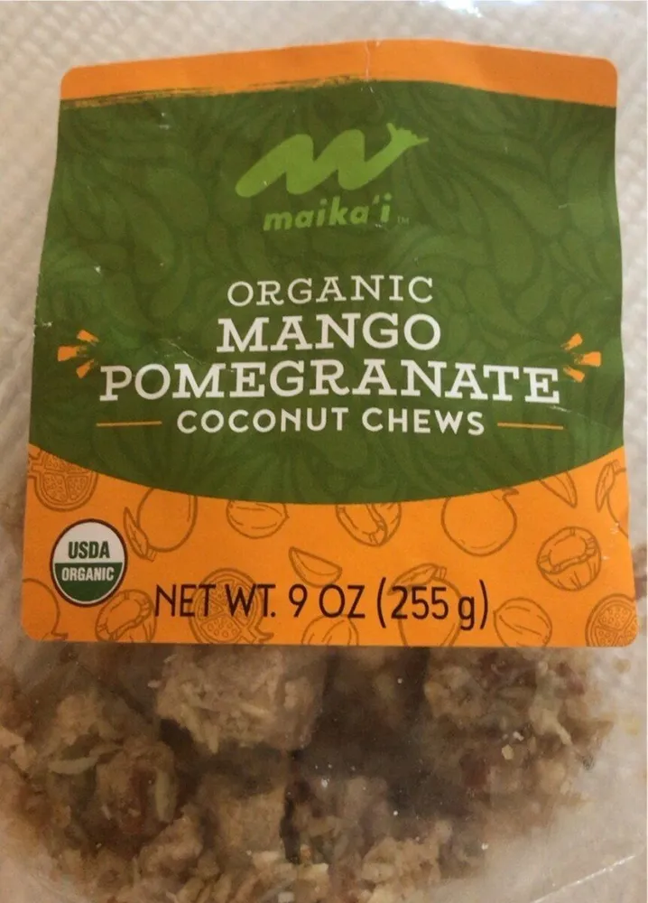 Organic coconut mango