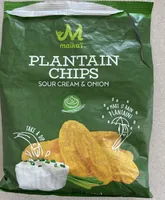Plantain Chips: Sour Cream & Onion
