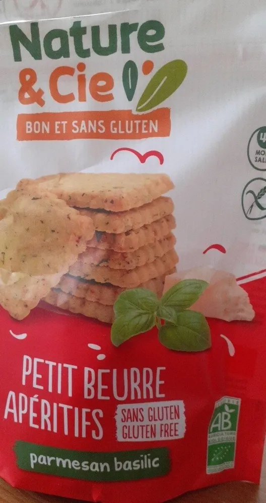 Petit beurre apéritif parmesan basilic